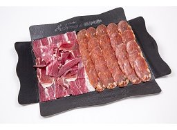 Bandeja de jamn y lomo ibrico 225grs