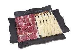 Mixta de jamn ibrico y queso semi 250grs