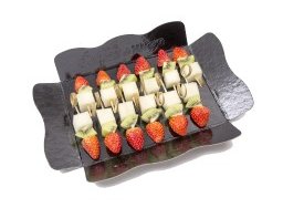 Bandeja de brocheta de fruta