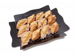 Bandeja de croissants rellenos