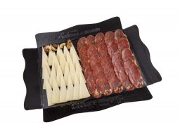 Mixta de lomo ibrico y queso semi curado 225gr
